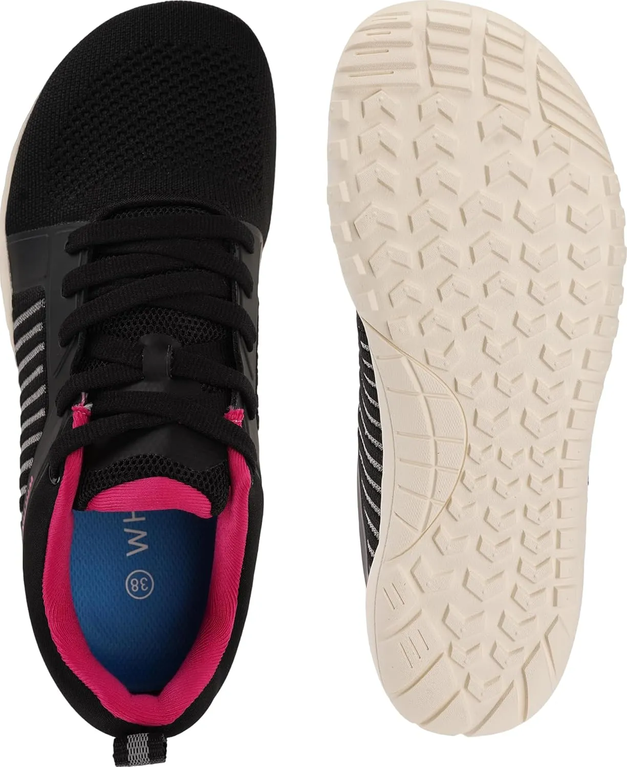 WHITIN Women's Wide Barefoot Trail Running Shoes | Minimalist Hiking Footwear | Zero Drop | Flexible Traction