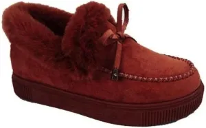 Winter Boots For Women 2024 Casual Slip-on Warm Loafers Shoes Faux Fur-Lined Comfortable Lightweight Snow Ankle Boots