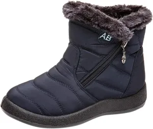 Women Snow Boots Waterproof Women's Slip On Winter Boots Women Snow Boots Winter Shoes with Hook Loop Low Snow Boot for Women Womens Running Shoes Mens Booties Winter