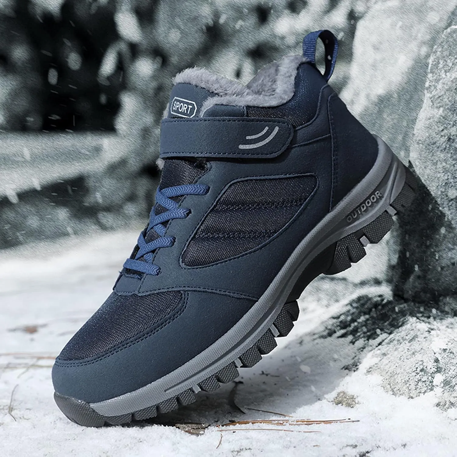 Womens Boots Winter Black Non Slip Winter Shoes for Ladies Snow Boots for Womens Winter Shoes Warm Slide On Winter Boot Women Non Slip Work Shoes Women Snow Booties Men