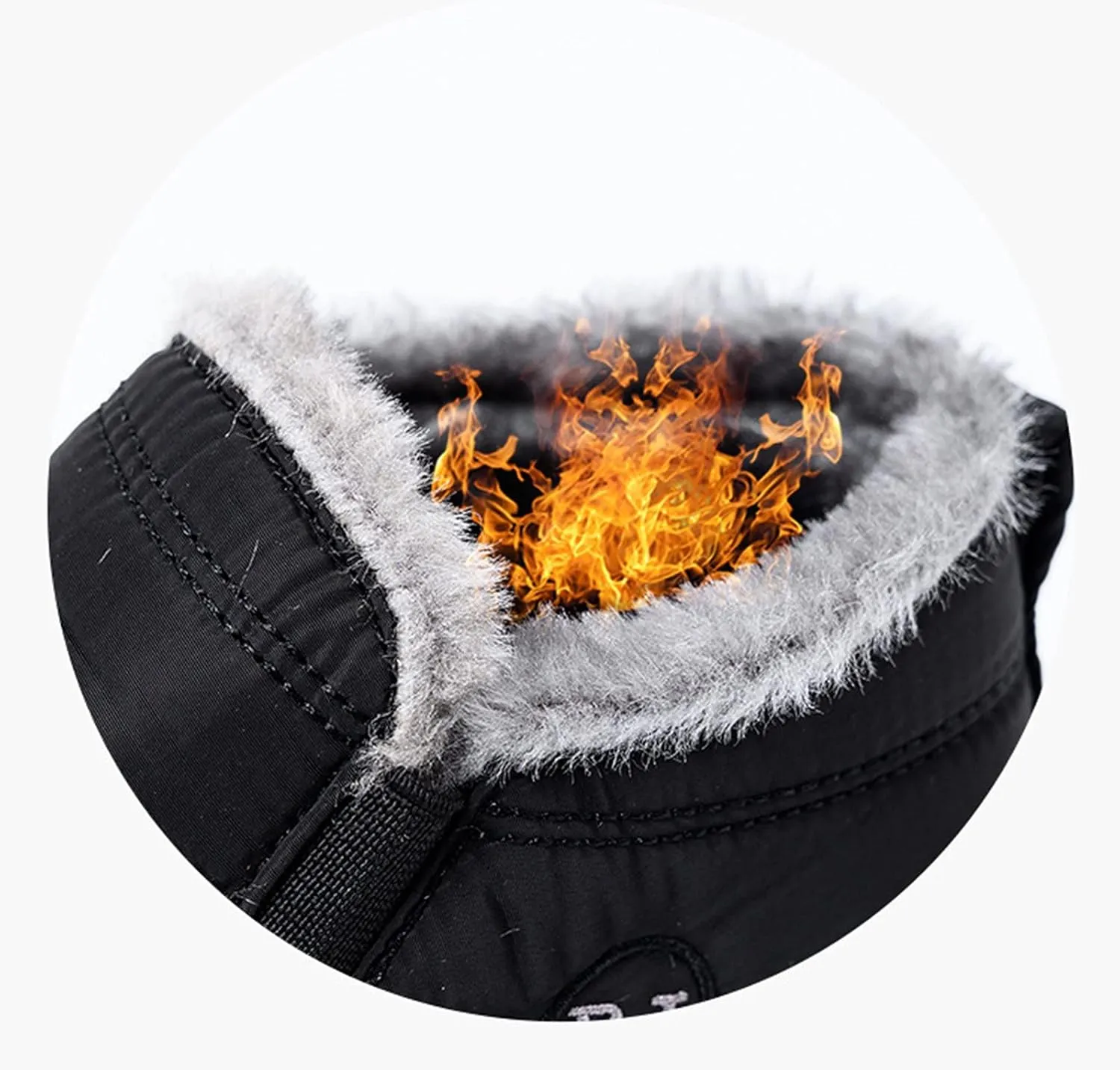 Womens Boots Winter Fashion Low Snow Boots for Ladies Womens Winter Snow Boots with Warm Fur Lining Winter Boot for Elderly Women Hiking Boots Men Men Snow Booties