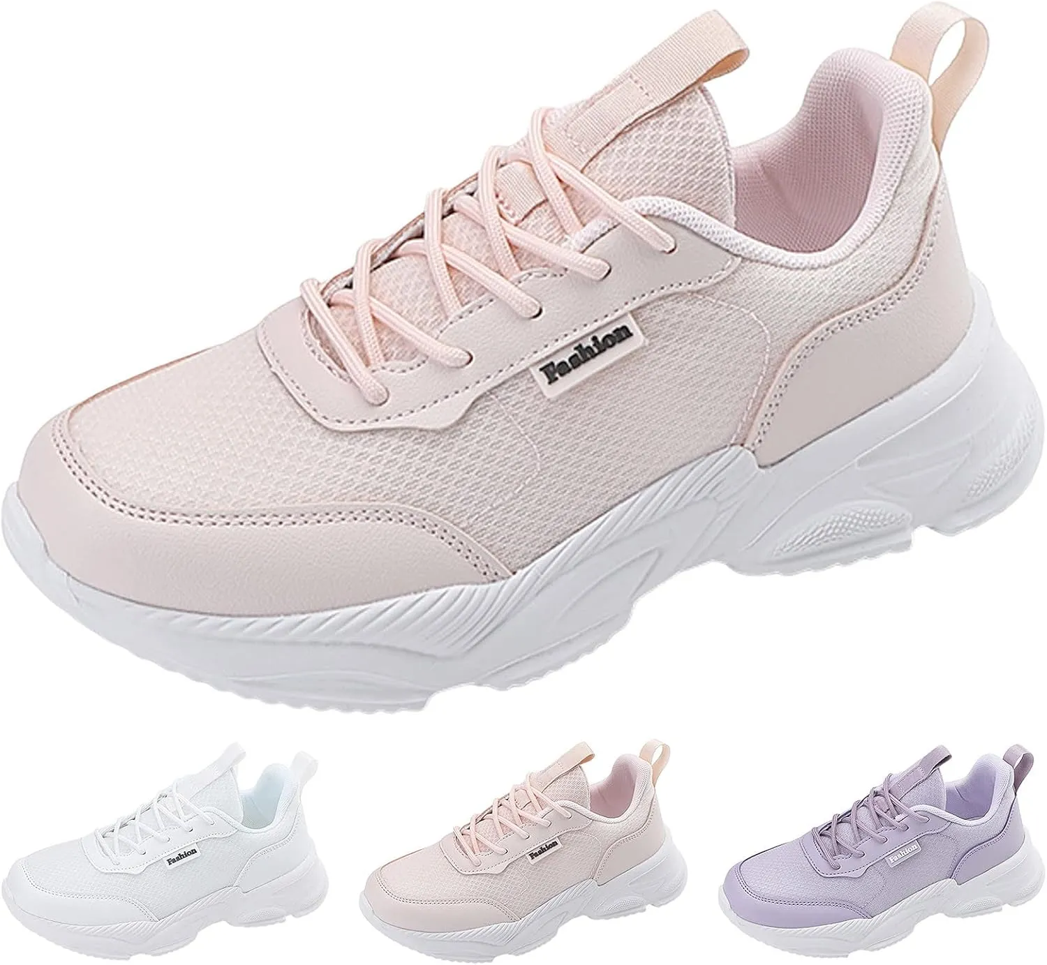 Womens Flat Slip On Sneakers Casual Walking Shoes Lightweight Canvas Comfortable Elastic Non Slip Loafers