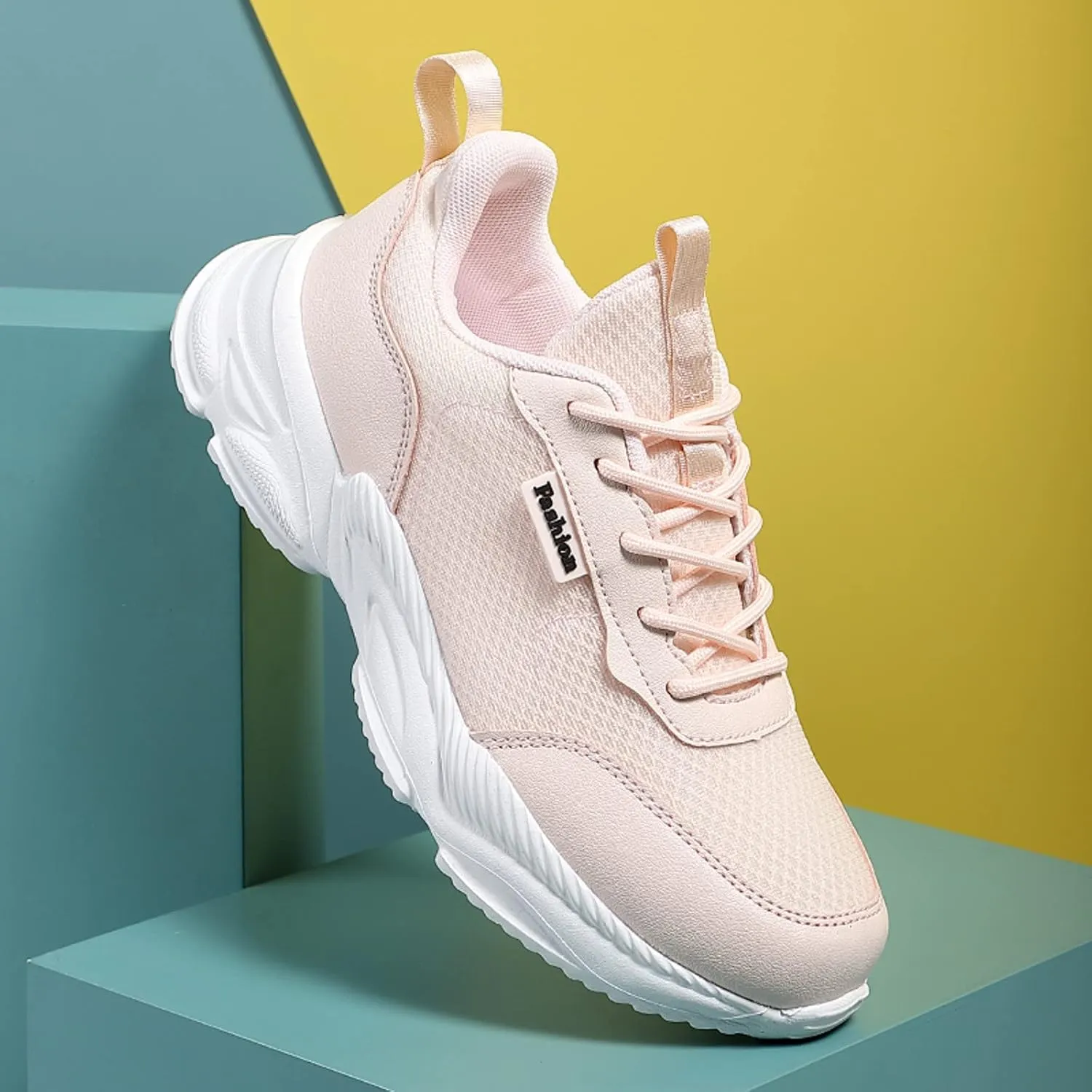 Womens Flat Slip On Sneakers Casual Walking Shoes Lightweight Canvas Comfortable Elastic Non Slip Loafers