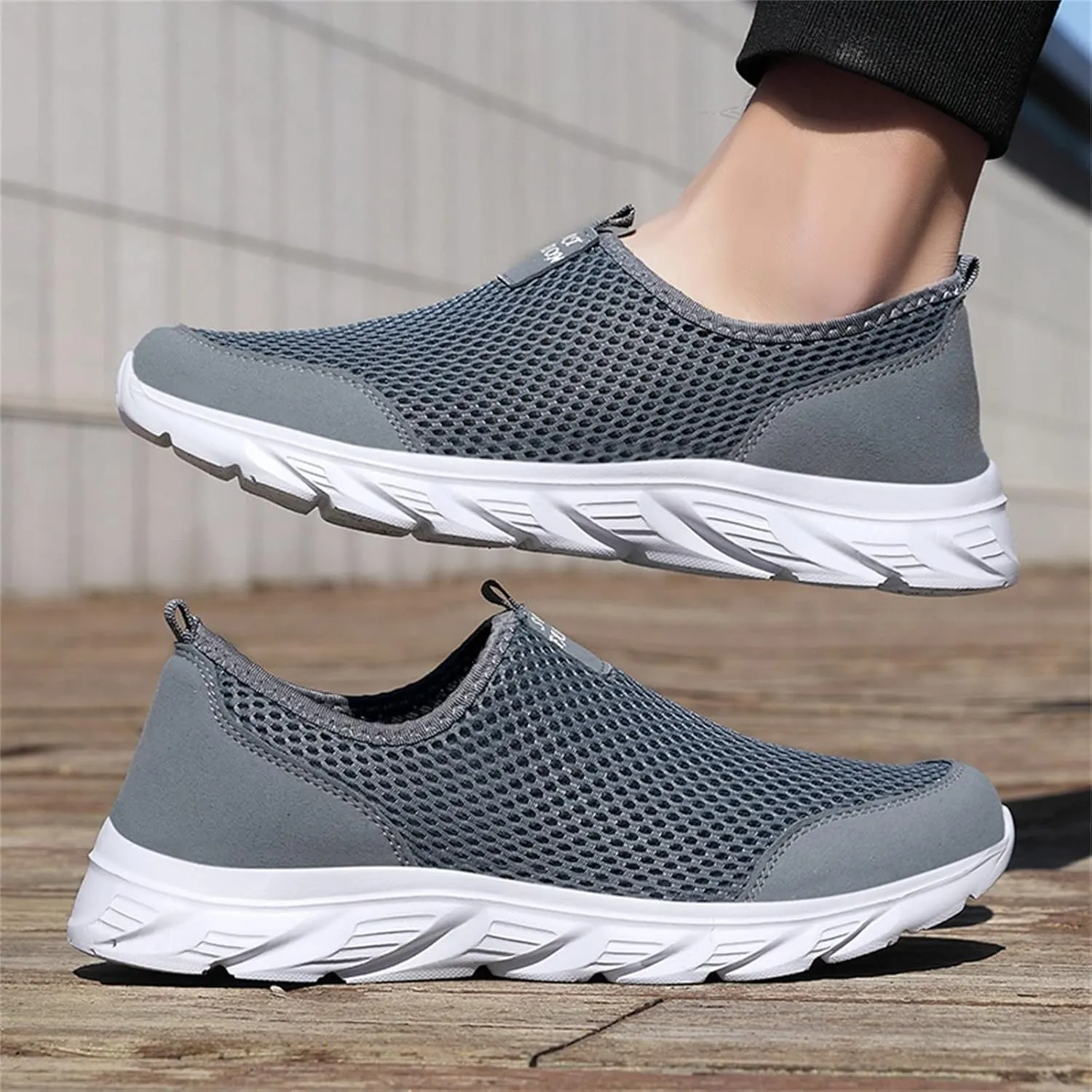 Women's Lightweight Slip On Walking Running Shoes Womens Running Shoes Loafers Casual Black Shoes Wedge Sneakers Slip On Tennis Shoe Trainers Shoe