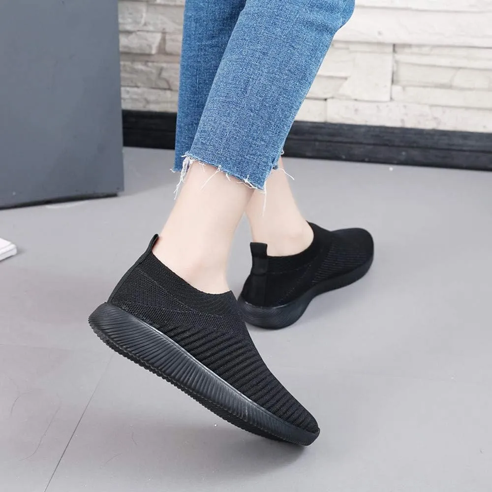 Womens Platform Sneakers Fashion Slip Resistant Nurse Shoes for Women Womens Shoes Casual Fall Boots Womens Shoes Sneakers Slip On Black and White Women's Athletic Shoes