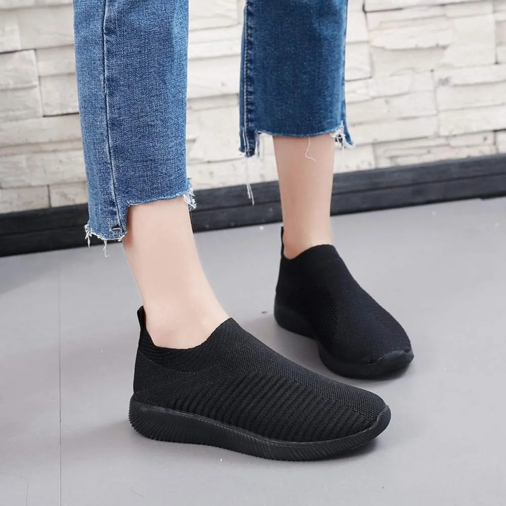 Womens Platform Sneakers Fashion Slip Resistant Nurse Shoes for Women Womens Shoes Casual Fall Boots Womens Shoes Sneakers Slip On Black and White Women's Athletic Shoes