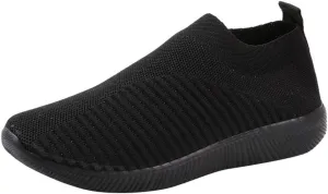 Womens Platform Sneakers Fashion Slip Resistant Nurse Shoes for Women Womens Shoes Casual Fall Boots Womens Shoes Sneakers Slip On Black and White Women's Athletic Shoes