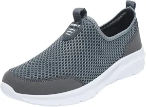 Womens Running Shoes Lightweight Tennis Shoes Non Slip Mens Tennis Shoes Mesh Men's Casual Shoes White Sneakers White Tennis Shoe Loafers Casual Slip On