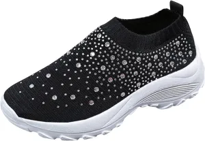Womens Running Shoes Wide Width Trendy Sneakers for Women 2023 Black Womens Shoes Casual Fall Slip Ons Sneakers for Women Slip Ons Zapatos Plataforma De Mujer Elegantes para Fiestas Negros