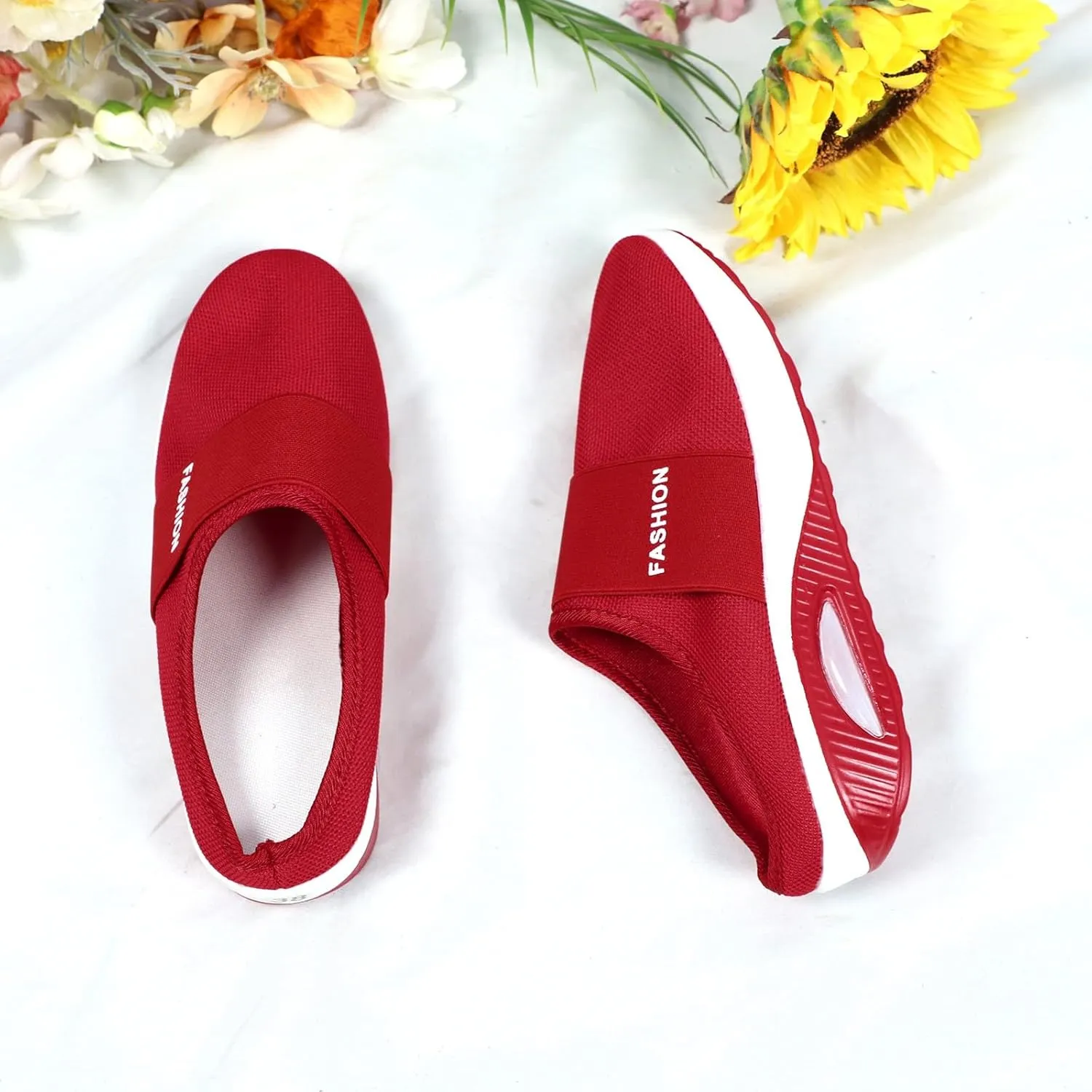 Women's Slip-on Mule Sneakers Lightweight Tennis Shoes Men Dressy Slip On Shoes Casual Shoes Sneakers Brown Tennis Shoe Loafers Casual Slip On