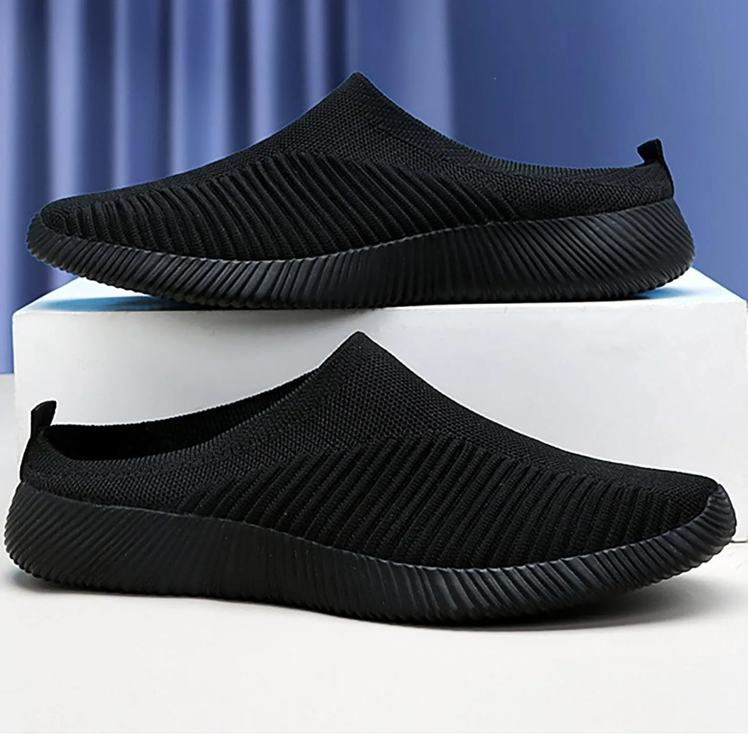 Women's Slip-On Orthopedic Arch Support Backless Tennis Shoes Womens Winter Shoes Dressy Casual High Top Sneakers Slip On Tennis Shoe Loafers Casual Slip On