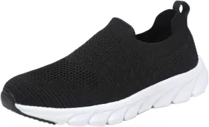 Womens Slip On Walking Shoes Lightweight Breathable Non Slip Mens Dress Shoes Lightweight Casual Work Shoes Dress Sneakers Brown Tennis Shoe Casual Loafers