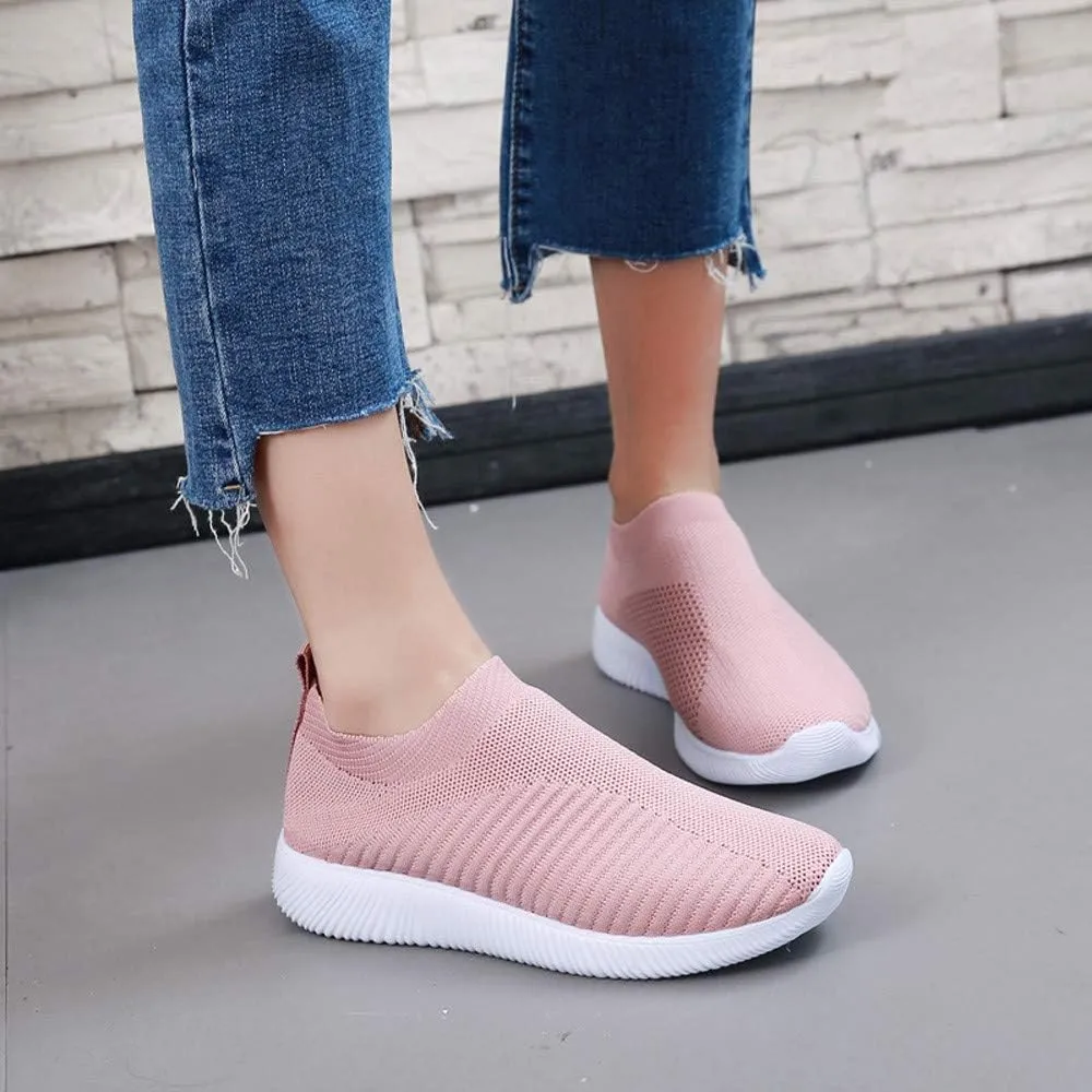 Womens Slip On Walking Shoes Non Slip Running Shoes Non Slip Work Shoes Women Comfort Men Shoes Casual Slip On Sneakers Red Tennis Shoe Loafers Casual Slip On