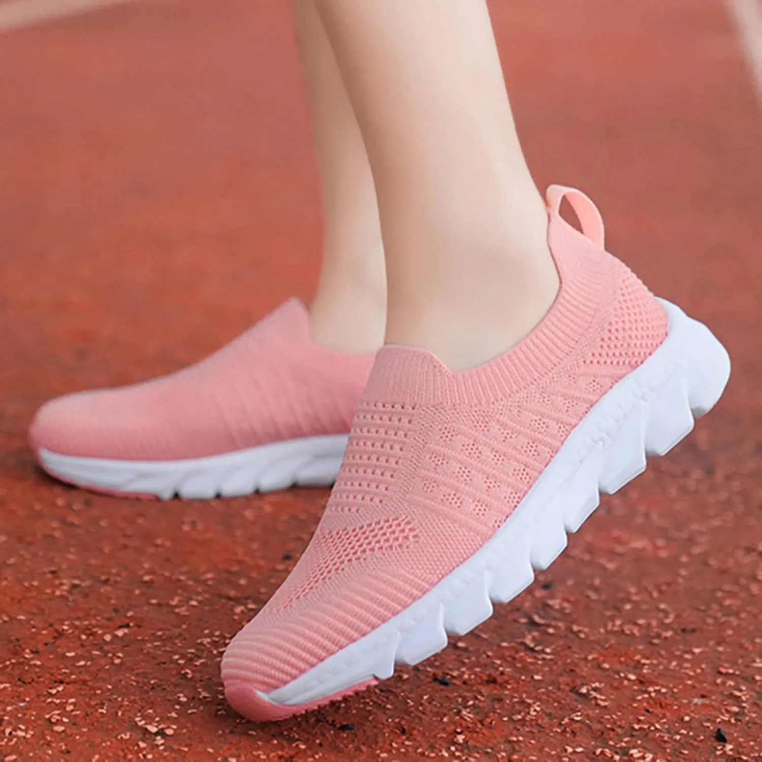 Women's Slip On Walking Shoes Running Comfortable Slip On Shoes Women Lightweight Casual Shoes Slip On Walking Sneakers Black Tennis Shoe Trainers Shoe