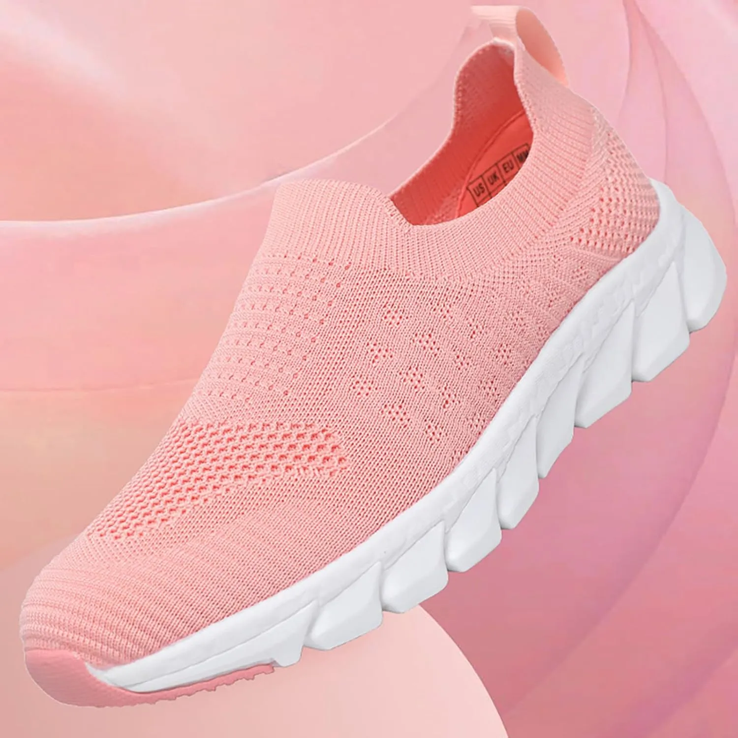 Women's Slip On Walking Shoes Running Comfortable Slip On Shoes Women Lightweight Casual Shoes Slip On Walking Sneakers Black Tennis Shoe Trainers Shoe