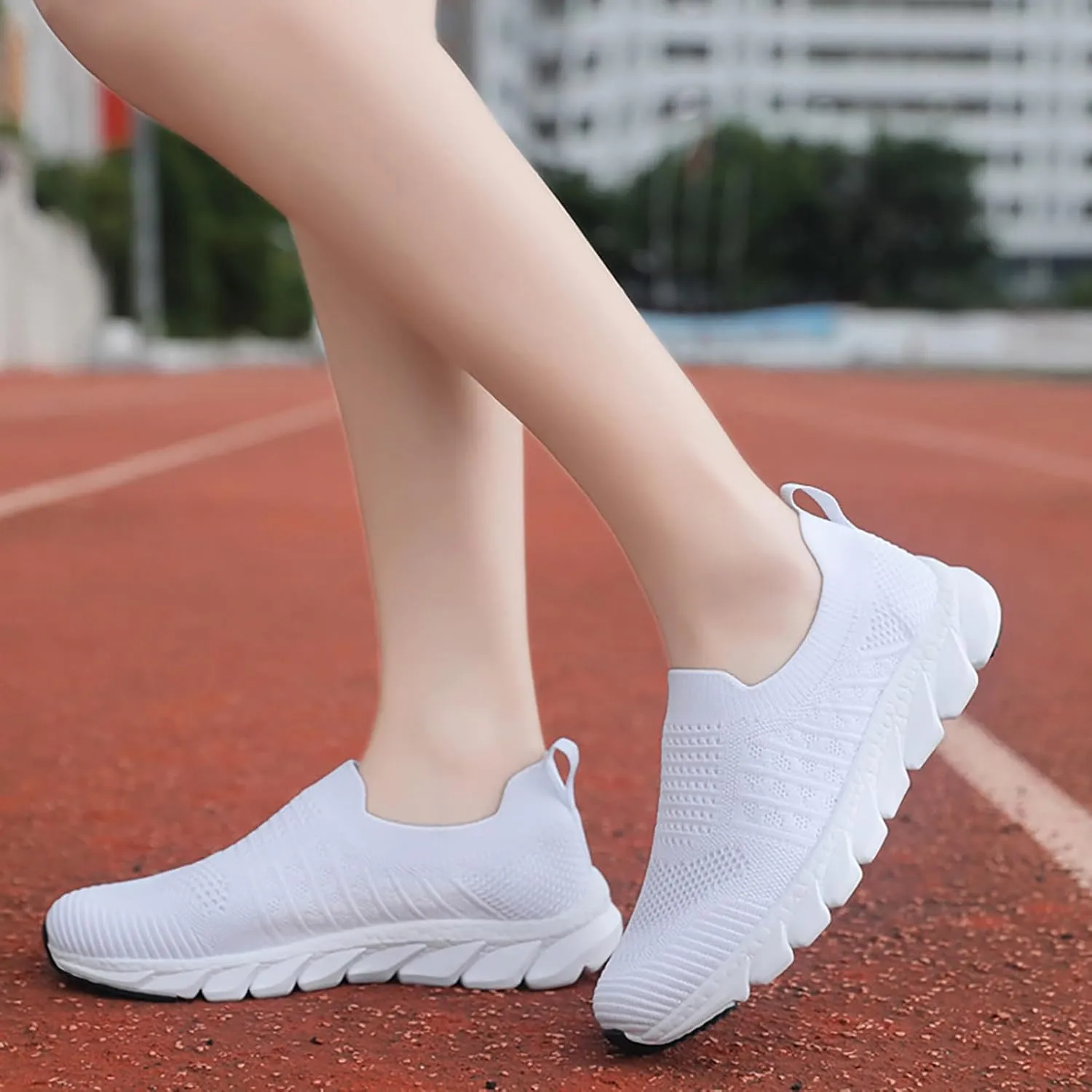 Women's Slip On Walking Shoes Running Comfortable Slip On Shoes Women Lightweight Casual Shoes Slip On Walking Sneakers Black Tennis Shoe Trainers Shoe