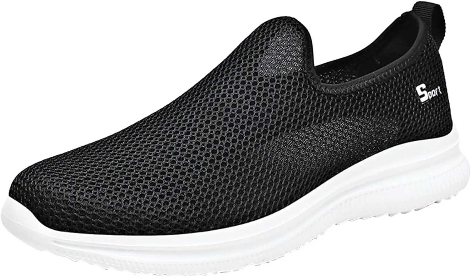 Women's Slip On Walking Shoes Running Comfortable Slip On Shoes Women Lightweight Casual Shoes Slip On Walking Sneakers Black Tennis Shoe Trainers Shoe