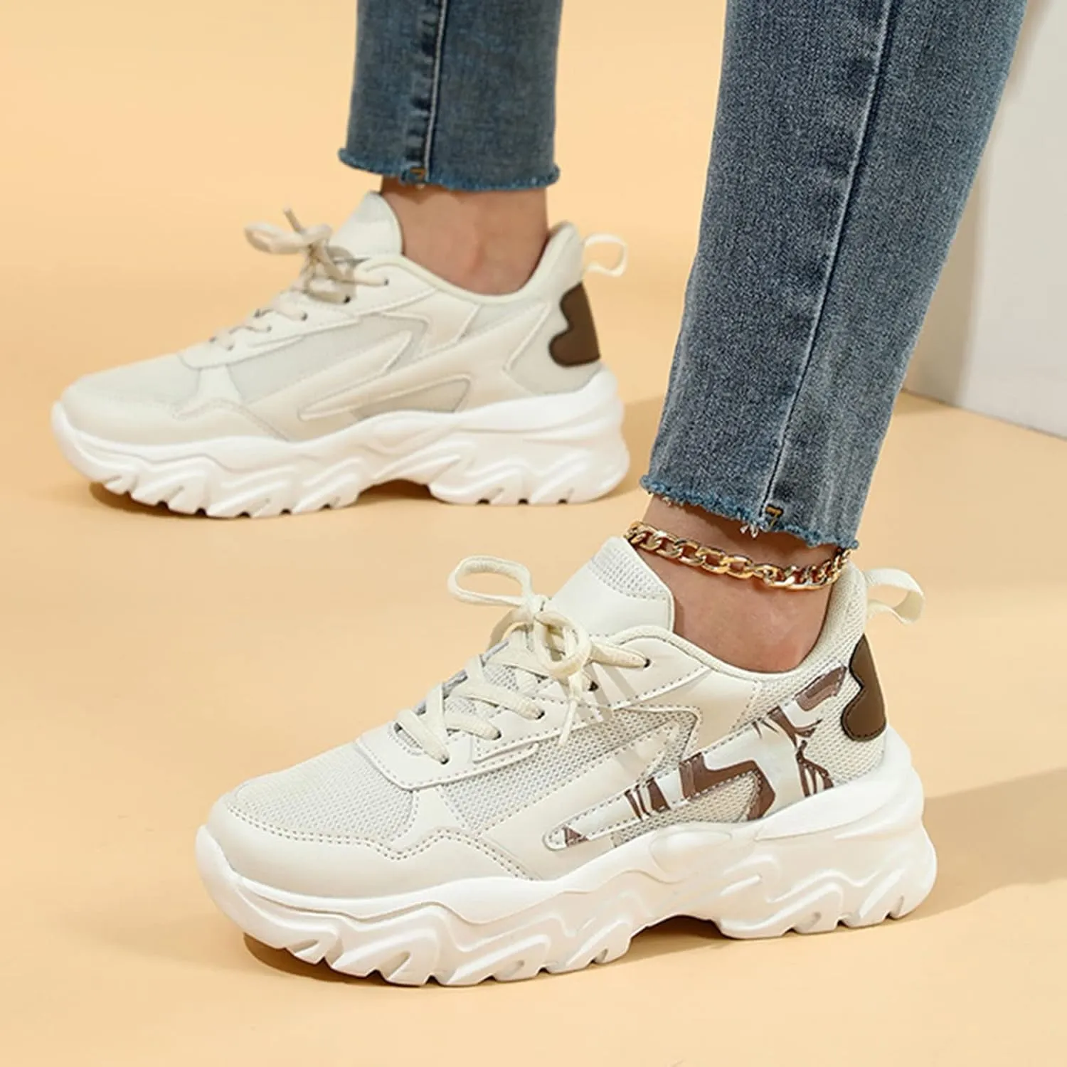 Women's Sneakers Size 8 White Slip On Shoes Women Comfortable Womens Shoes Casual Fall Flats Womens All Black Platform Sneakers Indoor Cycling Shoes Women Size 9