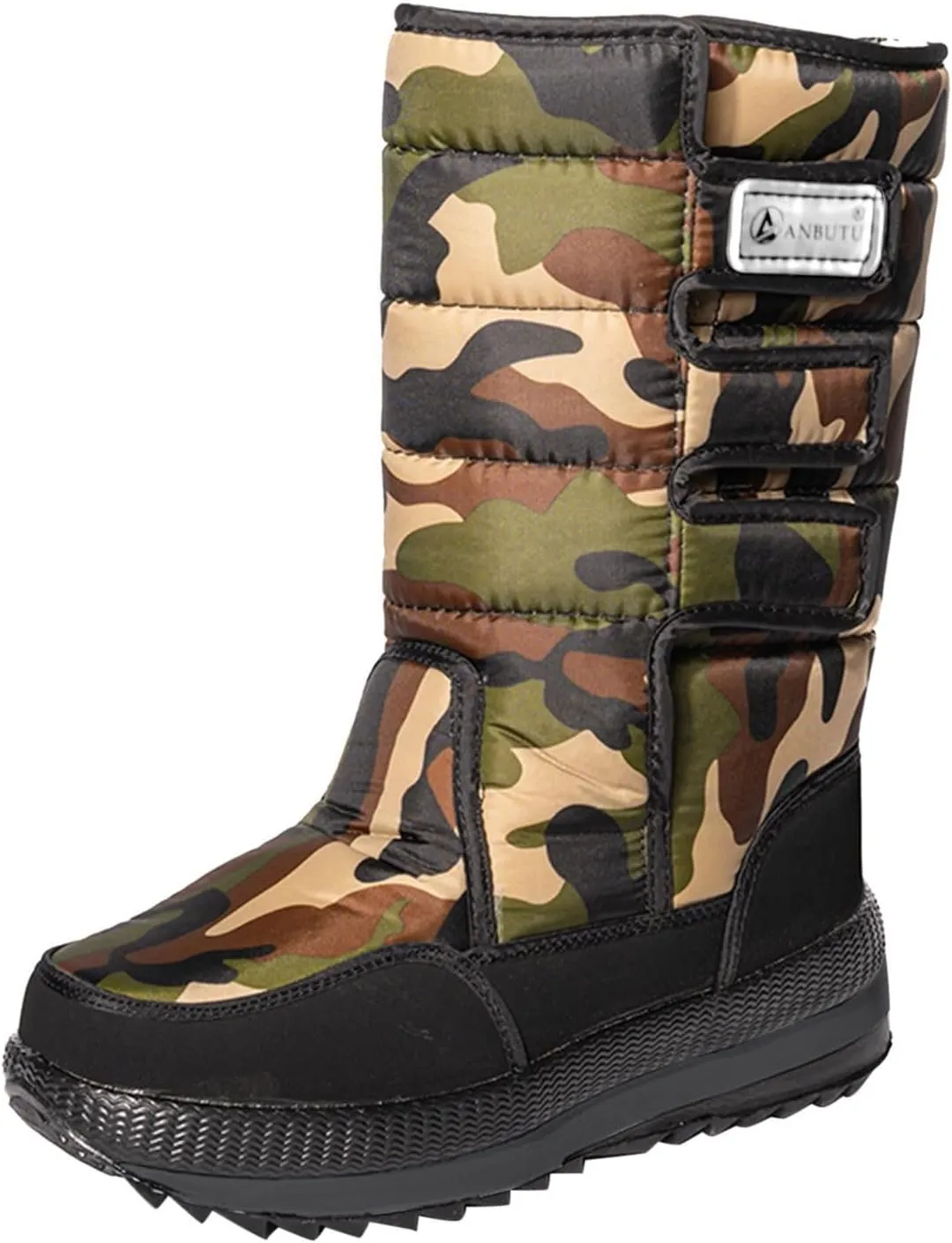 Womens Snow Boots Waterproof Adults Snow Boots Fall 2024 Women Winter Snow Boots Warm Fur Lined Short Slip On Boot Women Rain Boots Women Men Winter Booties