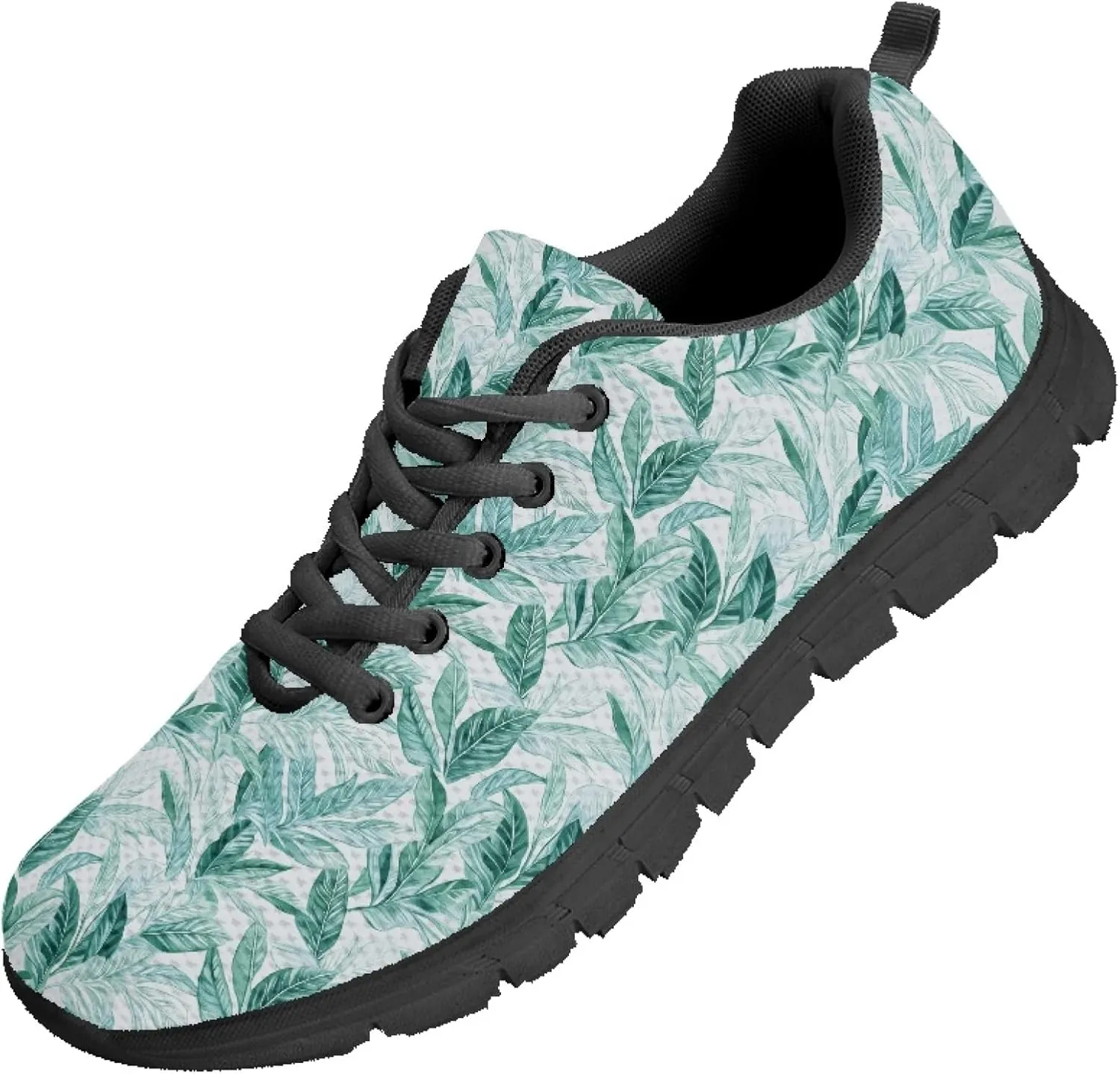Womens Sports Trainer Running Shoes for Teens Causal Travel Sneaker Outdoor Walking Low Heel Lace up Breathable Flexible