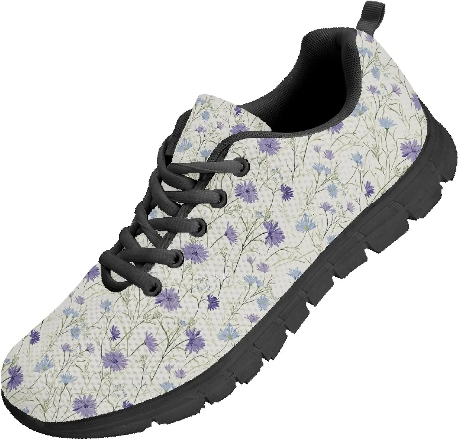 Womens Sports Trainer Running Shoes for Teens Causal Travel Sneaker Outdoor Walking Low Heel Lace up Breathable Flexible