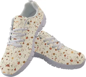 Womens Sports Trainer Running Sneakers Girls Causal Travel Shoes Outdoor Walking Low Heel Lace up Shoe Breathable Flexible for Lady