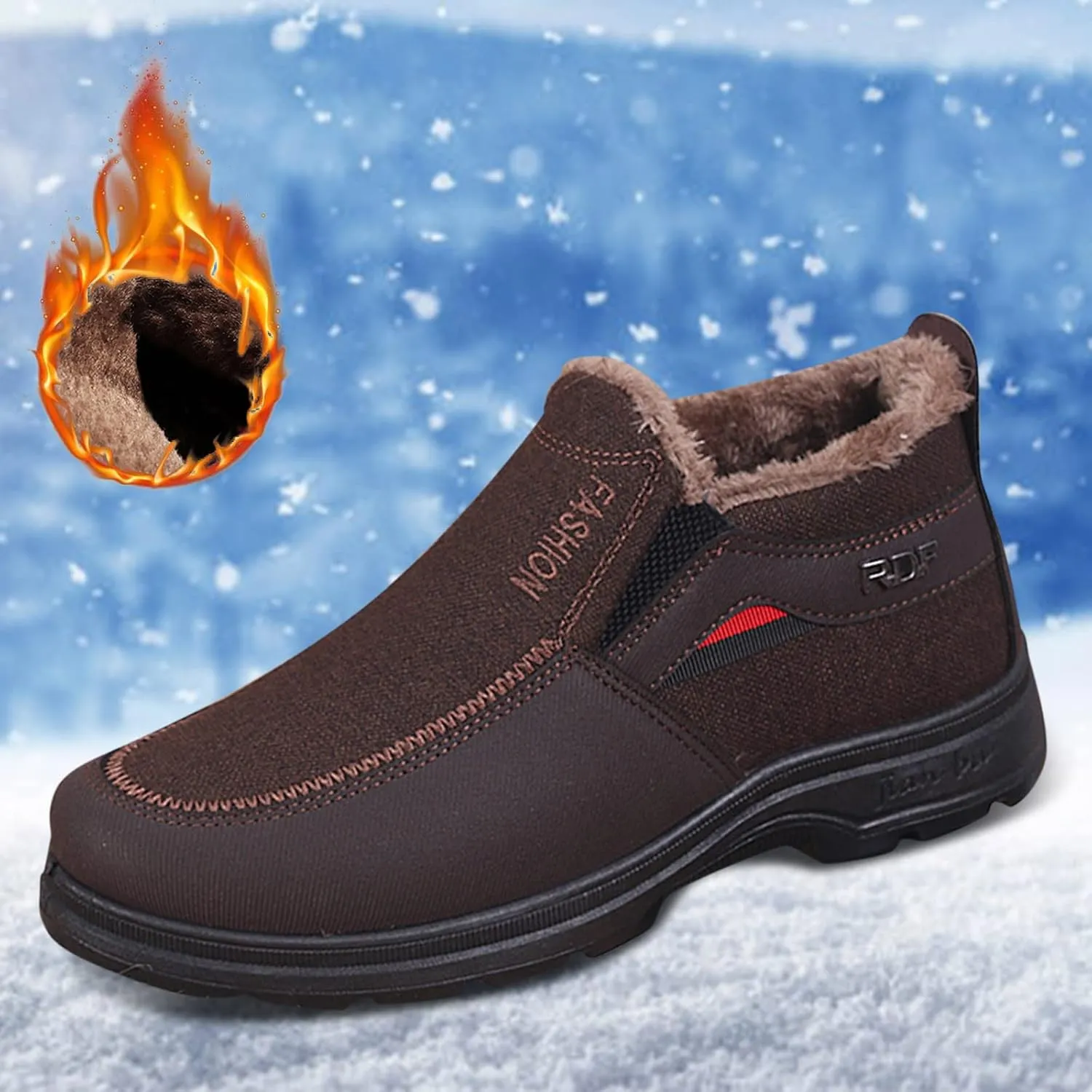 Women's Winter Boots with Zipper Adults Plush Lined Boots Womens Winter Snow Boots with Warm Fur Lining Bj Waterproof Boot Womens Cowboy Boots Men Winter Booties