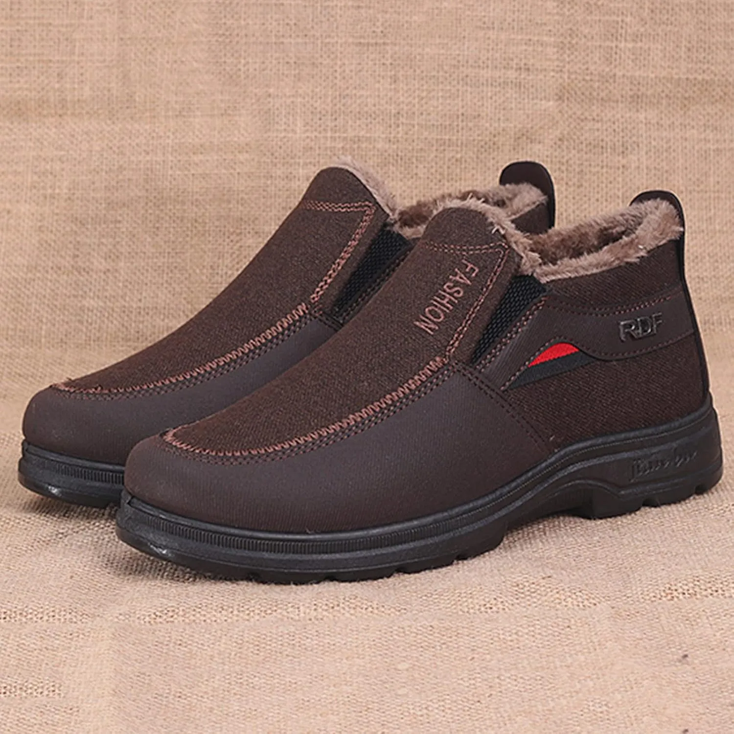 Womens Winter Boots with Zipper Adults Snow Ankle Boots Snow Boots for Womens Winter Shoes Warm Sporty Slip On Boot Non Slip Work Shoes Women Mens Snow Booties
