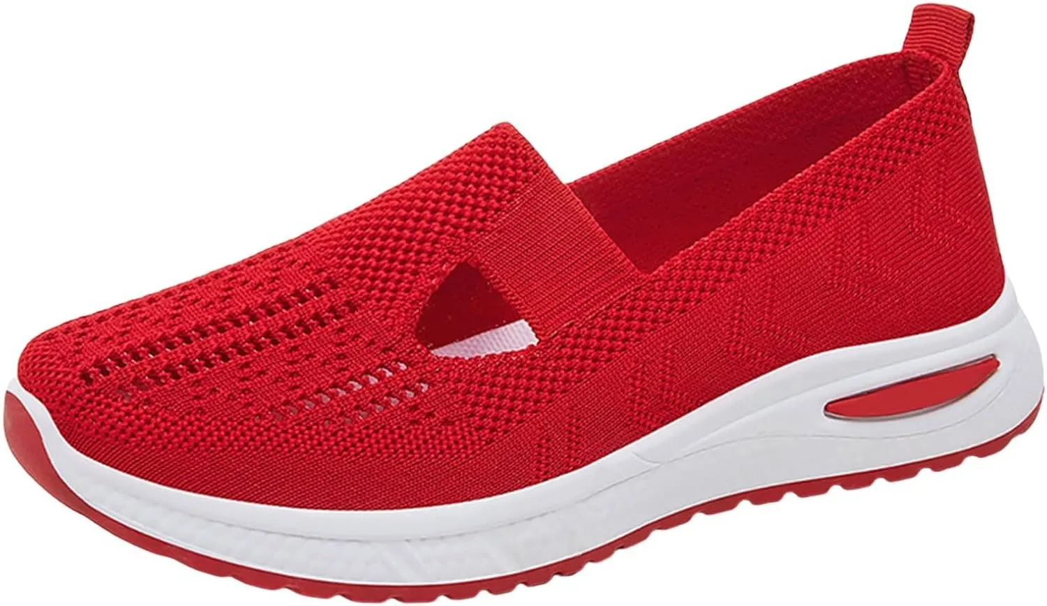 Women's Woven Orthopedic Breathable Soft Shoes Womens Tennis Shoes Slip On Casual Shoes for Fall Slip On Sneakers Slip On Tennis Shoe Loafers Casual Slip On