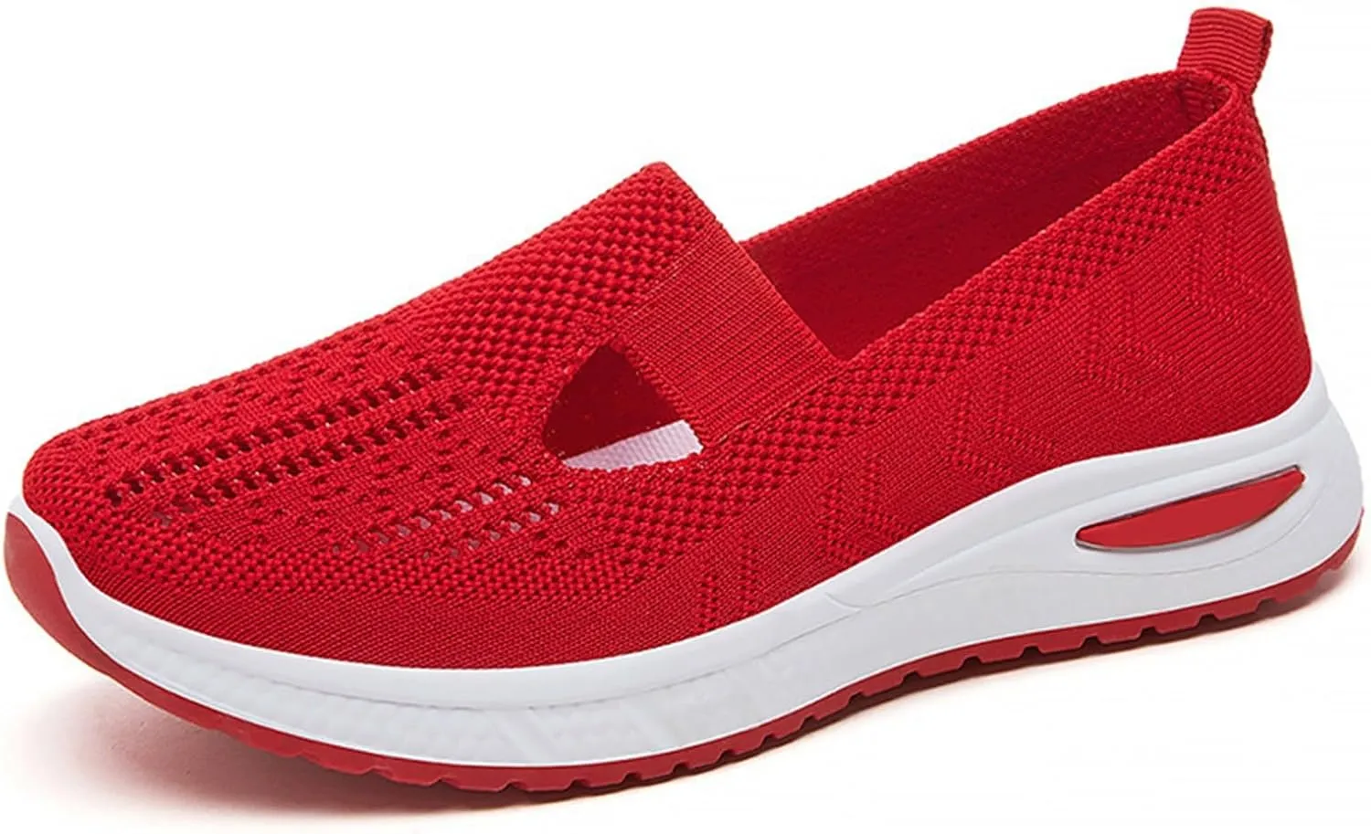 Women's Woven Orthopedic Breathable Soft Shoes Womens Tennis Shoes Slip On Casual Shoes for Fall Slip On Sneakers Slip On Tennis Shoe Loafers Casual Slip On