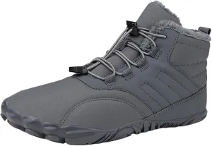 Work Boots for Men Soft Toe Hiking Sneakers Fur Lined Ankle Boot Women Workout Shoes Insulated Waterproof Outdoor Shoes Lightweight Anti Slip Hike Grounded Footwear