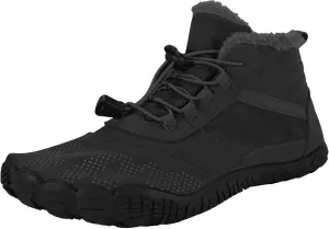 Work Boots for Men Soft Toe Hiking Sneakers Fur Lined Ankle Boot Women Workout Shoes Insulated Waterproof Outdoor Shoes Lightweight Anti Slip Hike Grounded Footwear