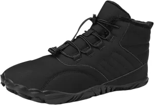 Work Boots for Men Soft Toe Hiking Sneakers Fur Lined Ankle Boot Women Workout Shoes Insulated Waterproof Outdoor Shoes Lightweight Anti Slip Hike Grounded Footwear