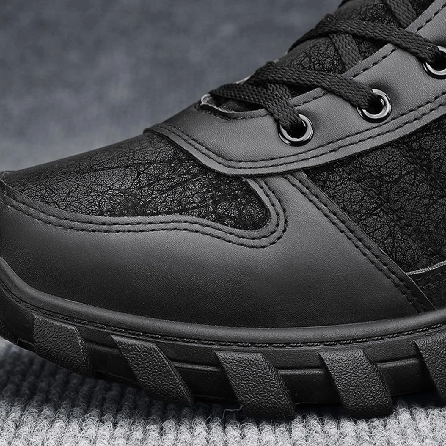 Work Boots for Men Steel Toe Hiking Sneakers Boot with Comfort Women Working Shoes Food Service Waterproof Platform Shoes Work Hike Grounded Footwear