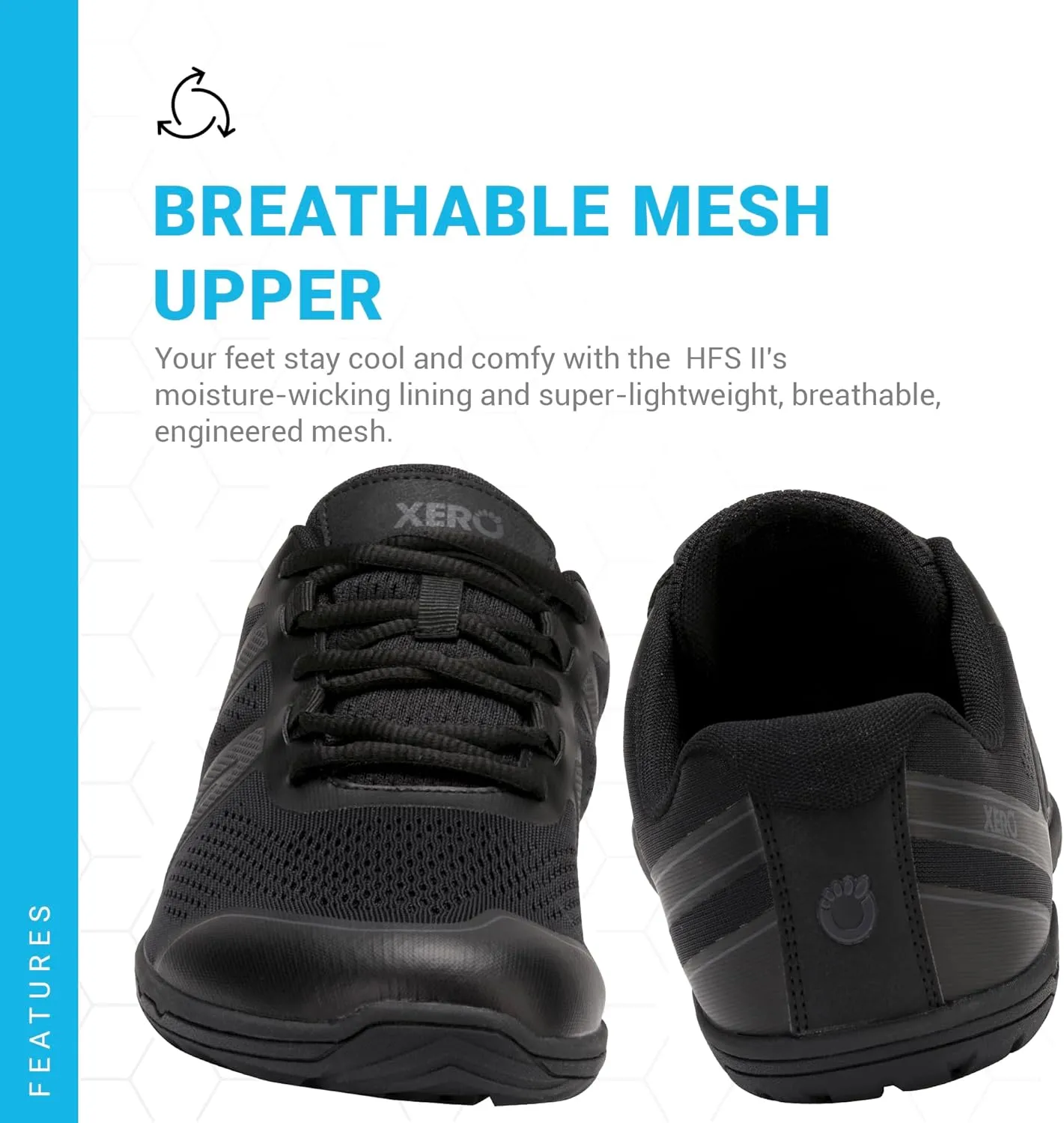 Xero Shoes Men's HFS II Barefoot Running Shoes